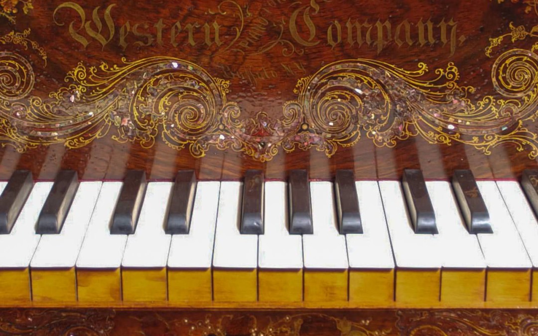 Western PianoForte, Rosewood, Mother of Pearl Inlaid, Square Grand Piano, Partially Restored, Make Us an Offer