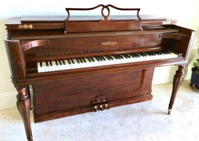 Upright Piano Restoration, Chickering Fully Refinished