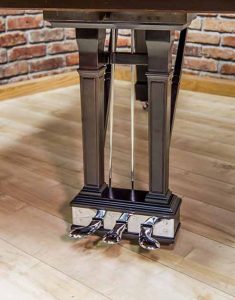 chrome plating of piano pedals