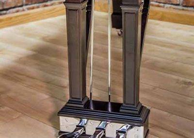 chrome plating of piano pedals