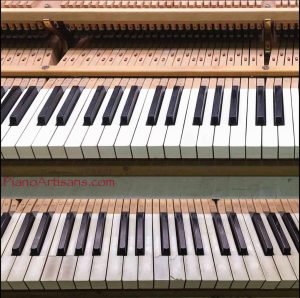 ivory piano key top restoration