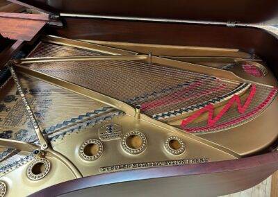 Steinway B, Full restring, Lid open